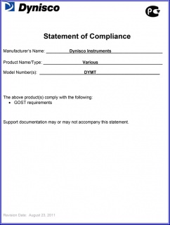 Statement of Compliance