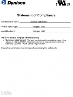 Statement of Compliance